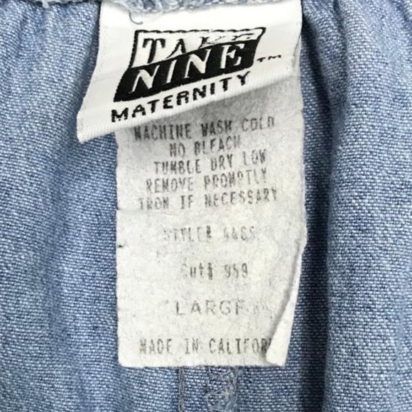 take nine maternity shorts size large blue - Picture 2 of 3